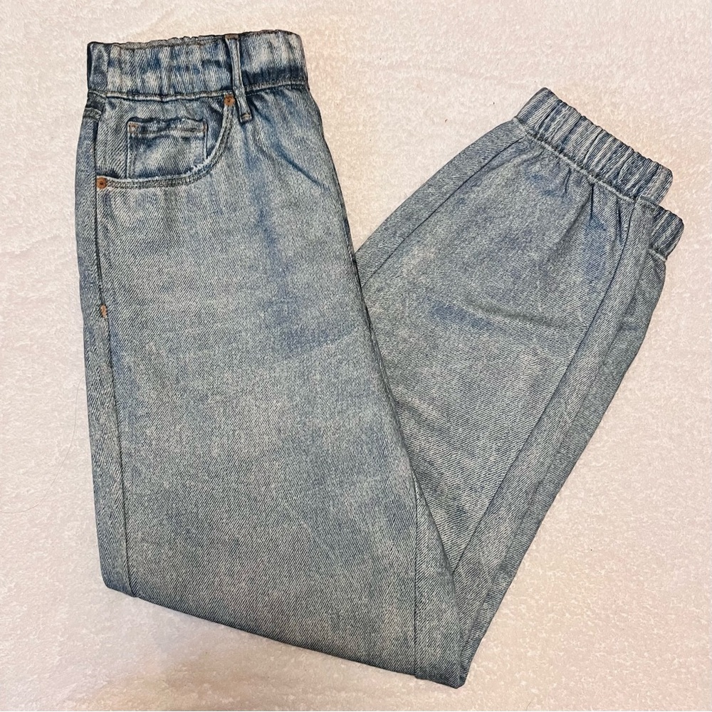 Faux jeans sweatpants